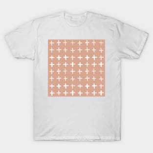 Pink Painted Pattern T-Shirt